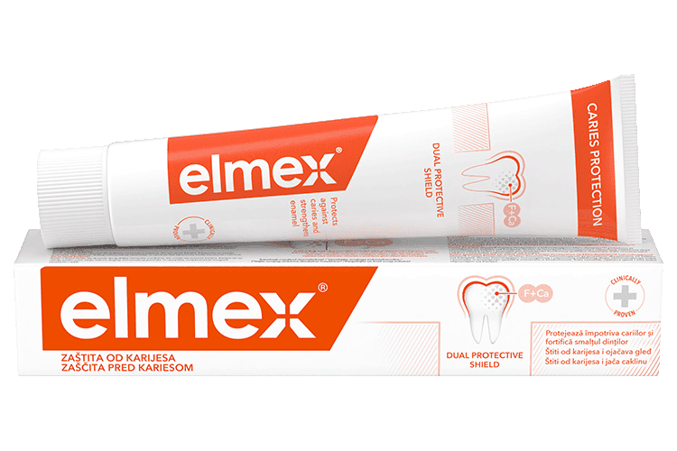 elmex® CARIES PROTECTION zobna pasta proti kariesu